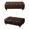 Touffted Chesterfield Ottoman Salon Salon Meubles